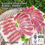 Beef BLADE Australia frozen daging sapi sampil rendang/dendeng whole cuts brand WMPG 4-5 kg/pc (price/kg)